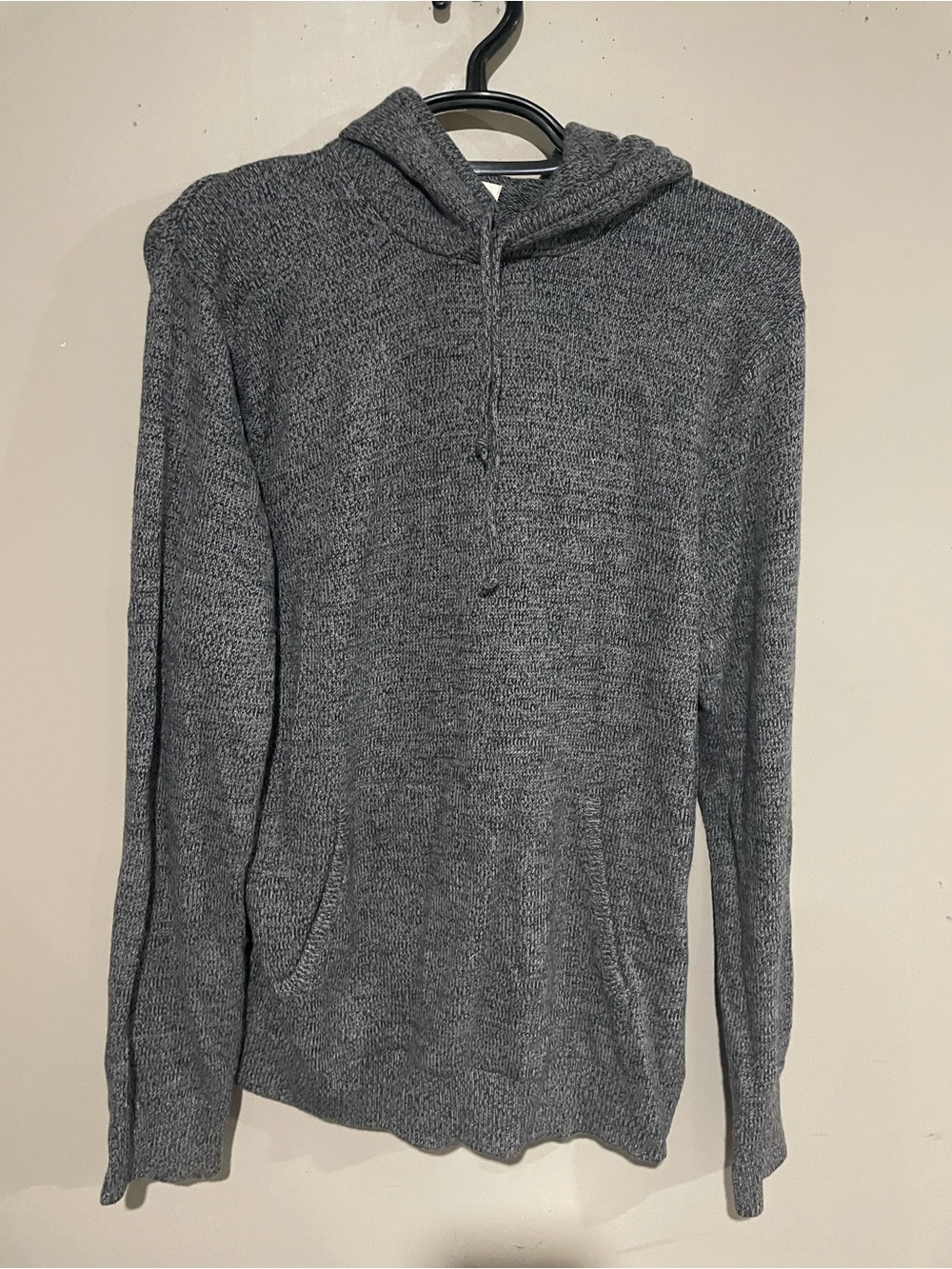 Goodthreads Men's Heather Charcoal Crewneck Hoodie Sweater